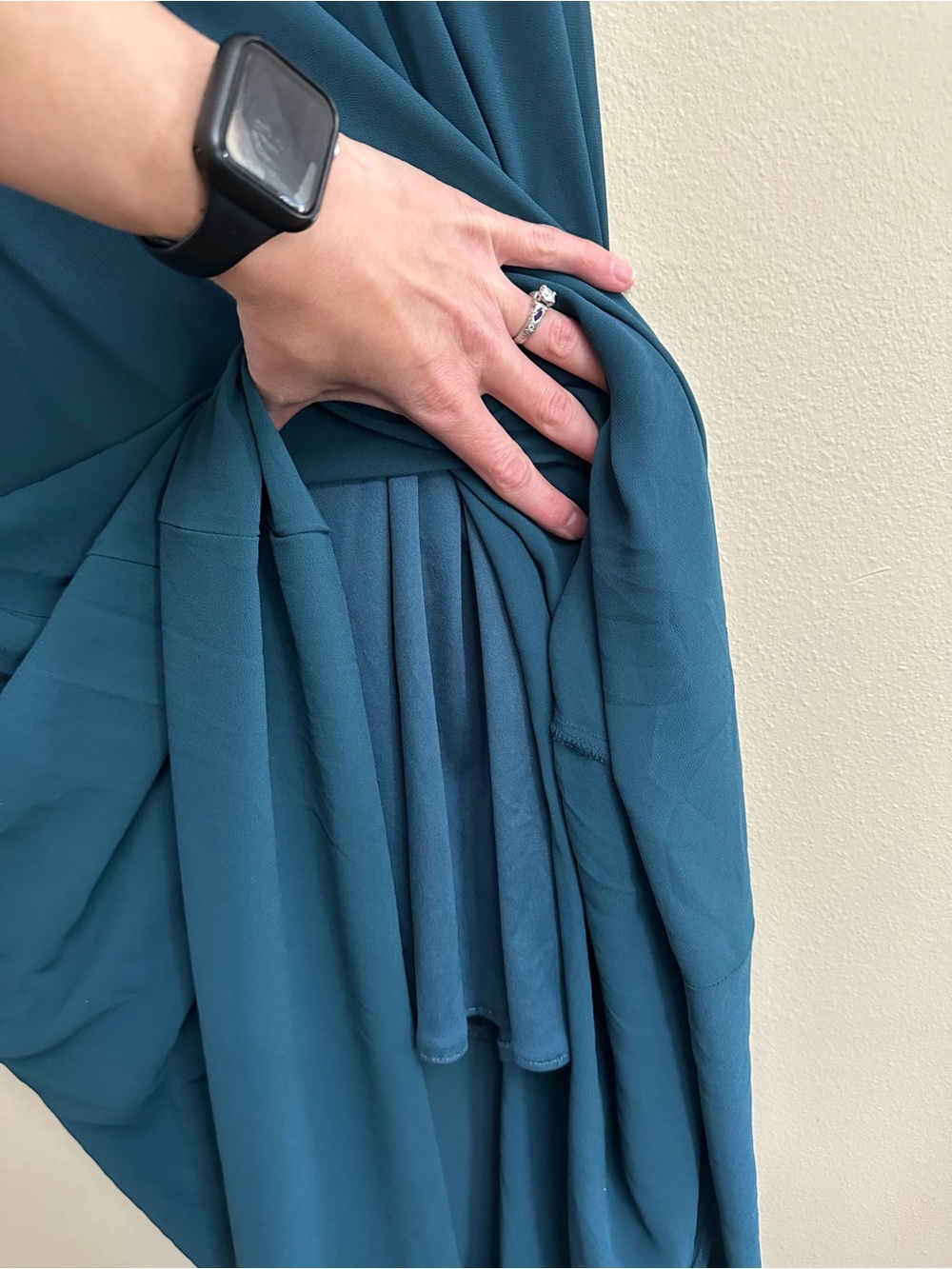 Show Me Your Mumu Kendall Chiffon Maxi Dress in Deep Jade - Picture 9 of 14
